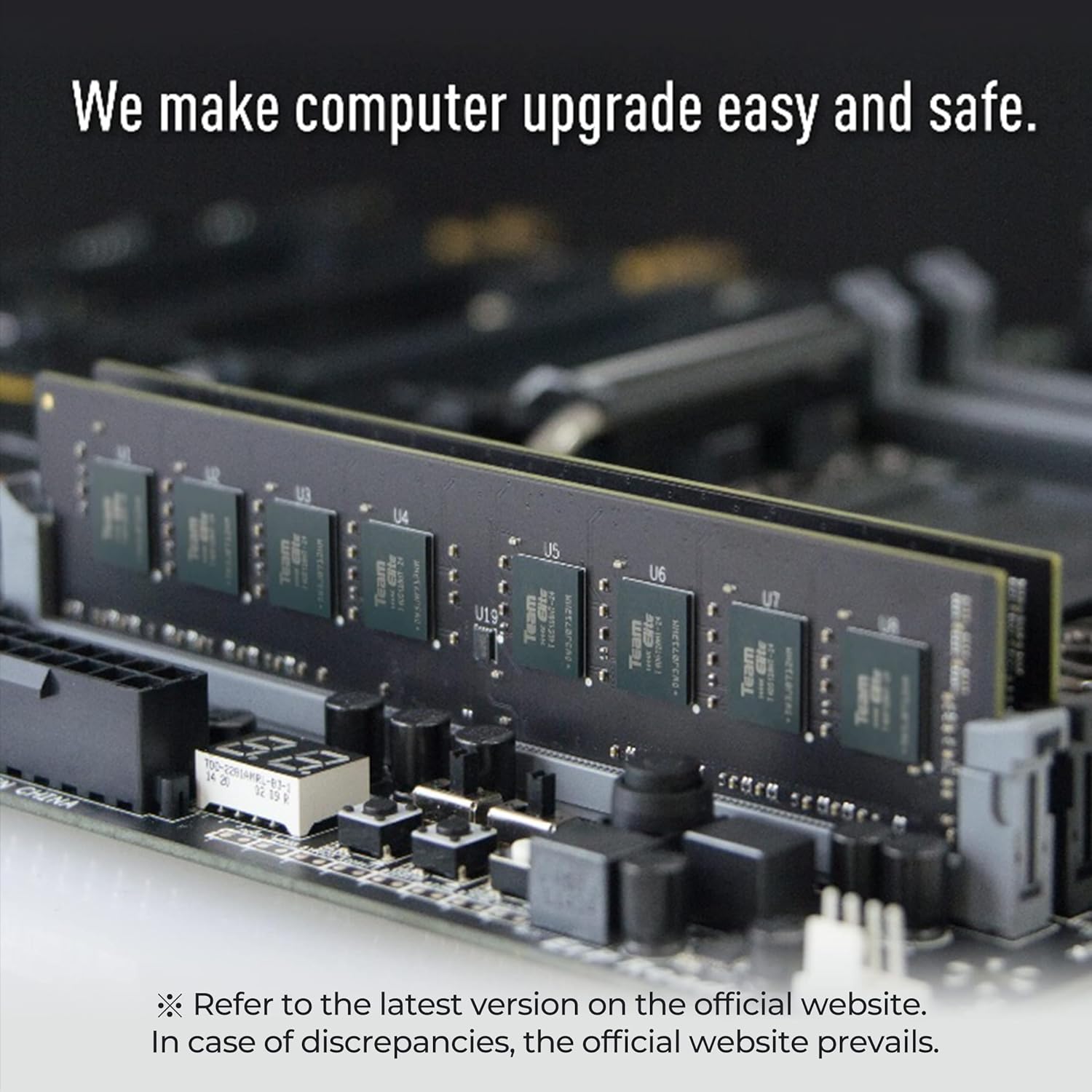 TEAMGROUP Elite DDR4 16GB Kit (2 x 8GB) 3200MHz (PC4-25600) CL22 Unbuffered Non-ECC 1.2V UDIMM 288 Pin PC Computer Desktop Memory Module Ram Upgrade - TED416G3200C22DC01
