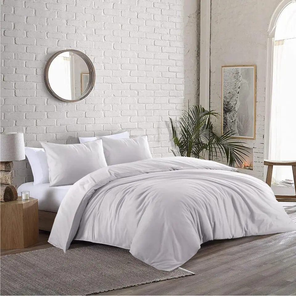 Day Dream Jeans Stitch - Dekbedovertrek - Eenpersoons - 140 x 200/220 - Lichtgri