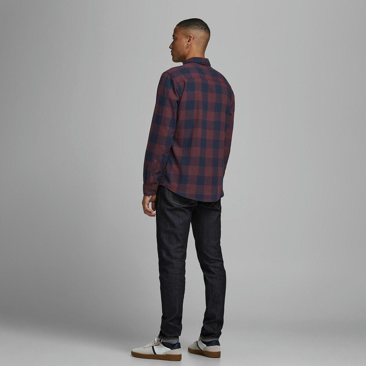 Chemise slim à carreaux Gingham Twill