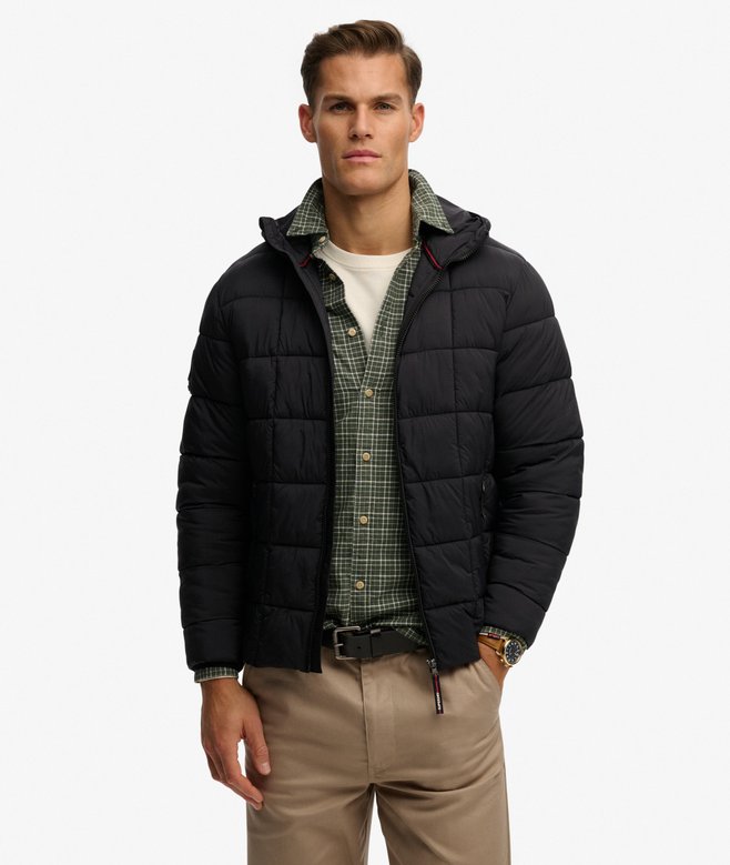 Hooded Box Quilt Fuji Lite Jacket