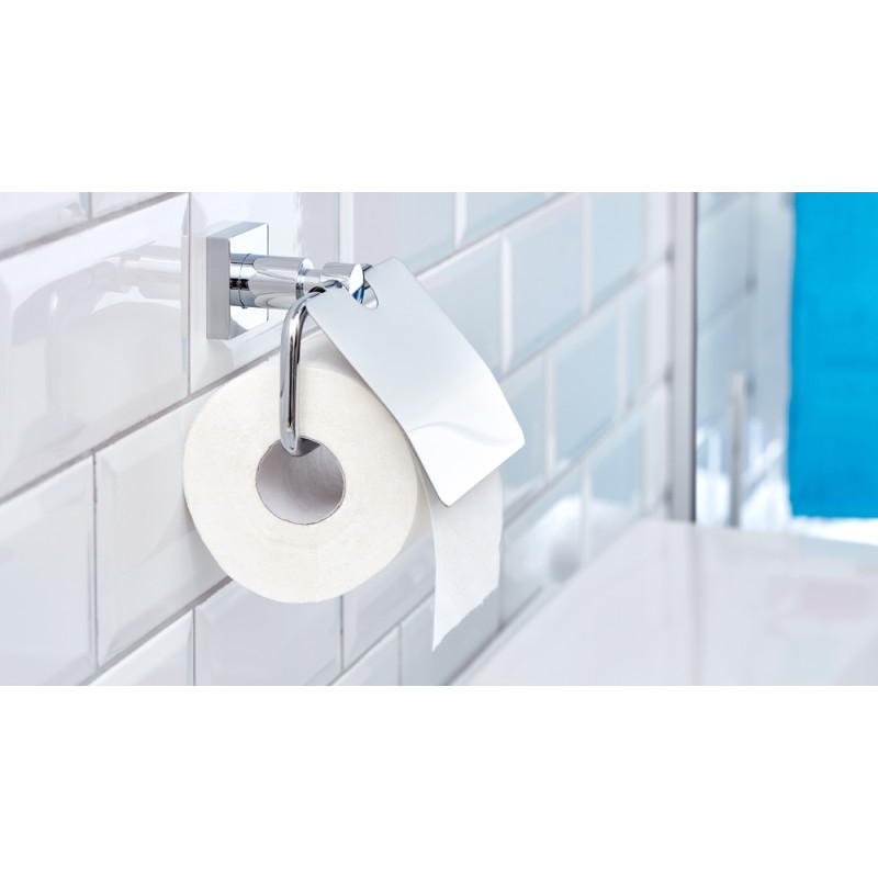 Porte-rouleau papier toilette avec rabat Hukk TESA
