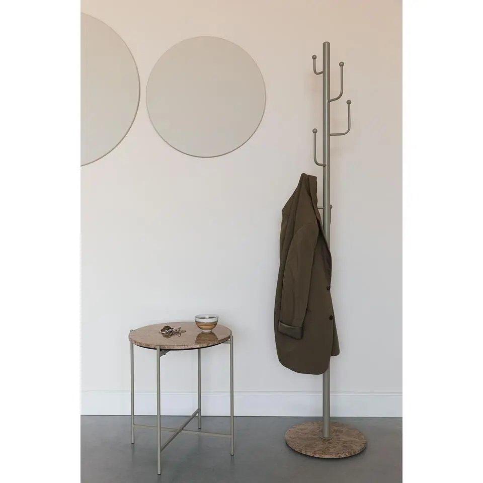 Housecraft Living Baz staande kapstok met voet van marmer Zwart