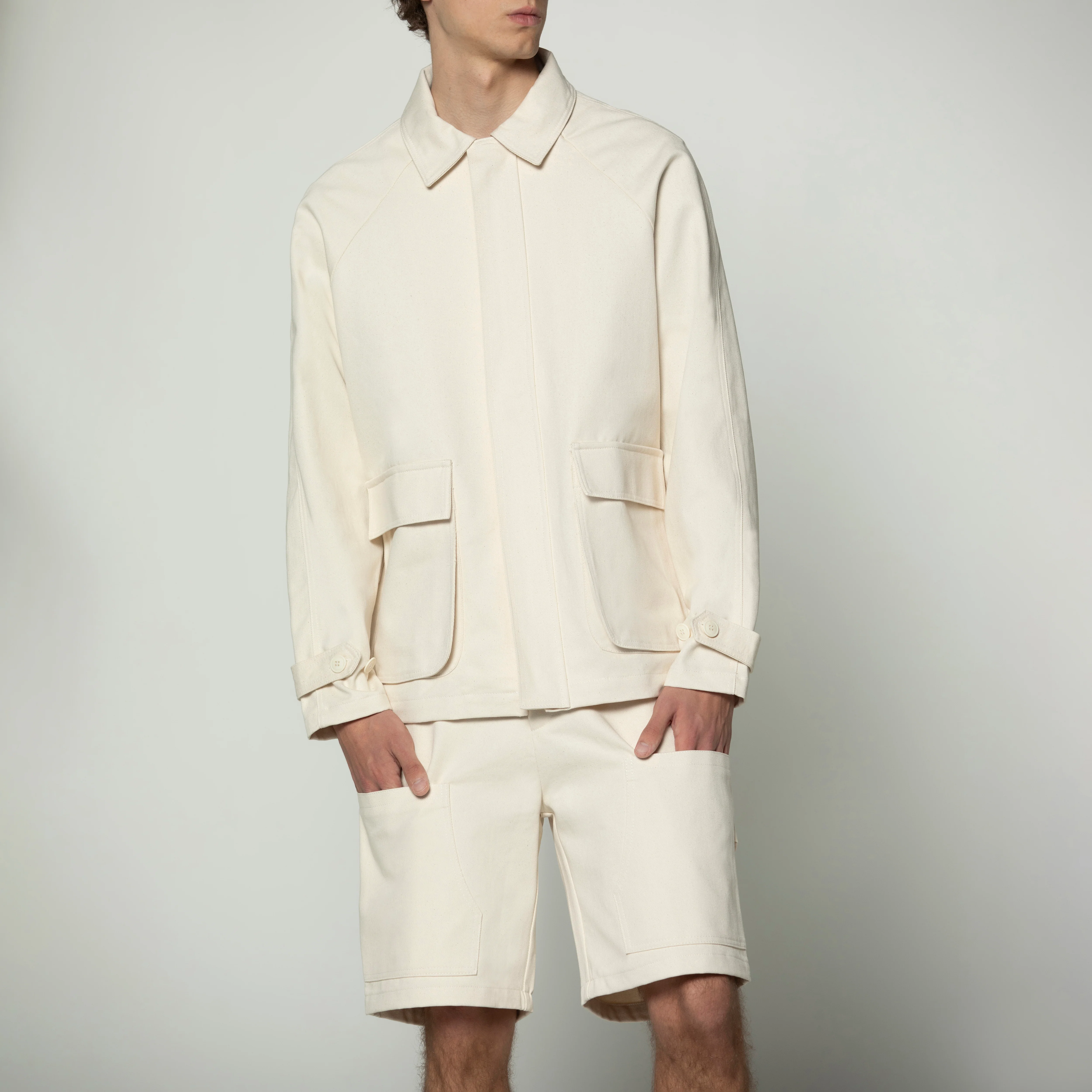 Sanjo Pocket Jacket // Ecru