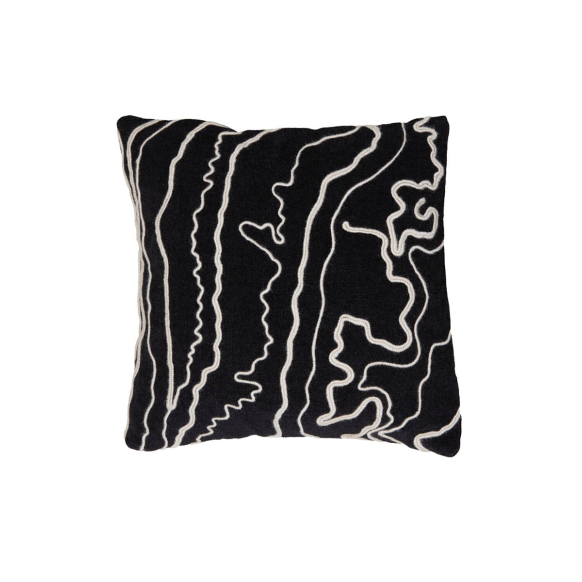 Light & Living kussen CASTRO - 45x45cm - zwart