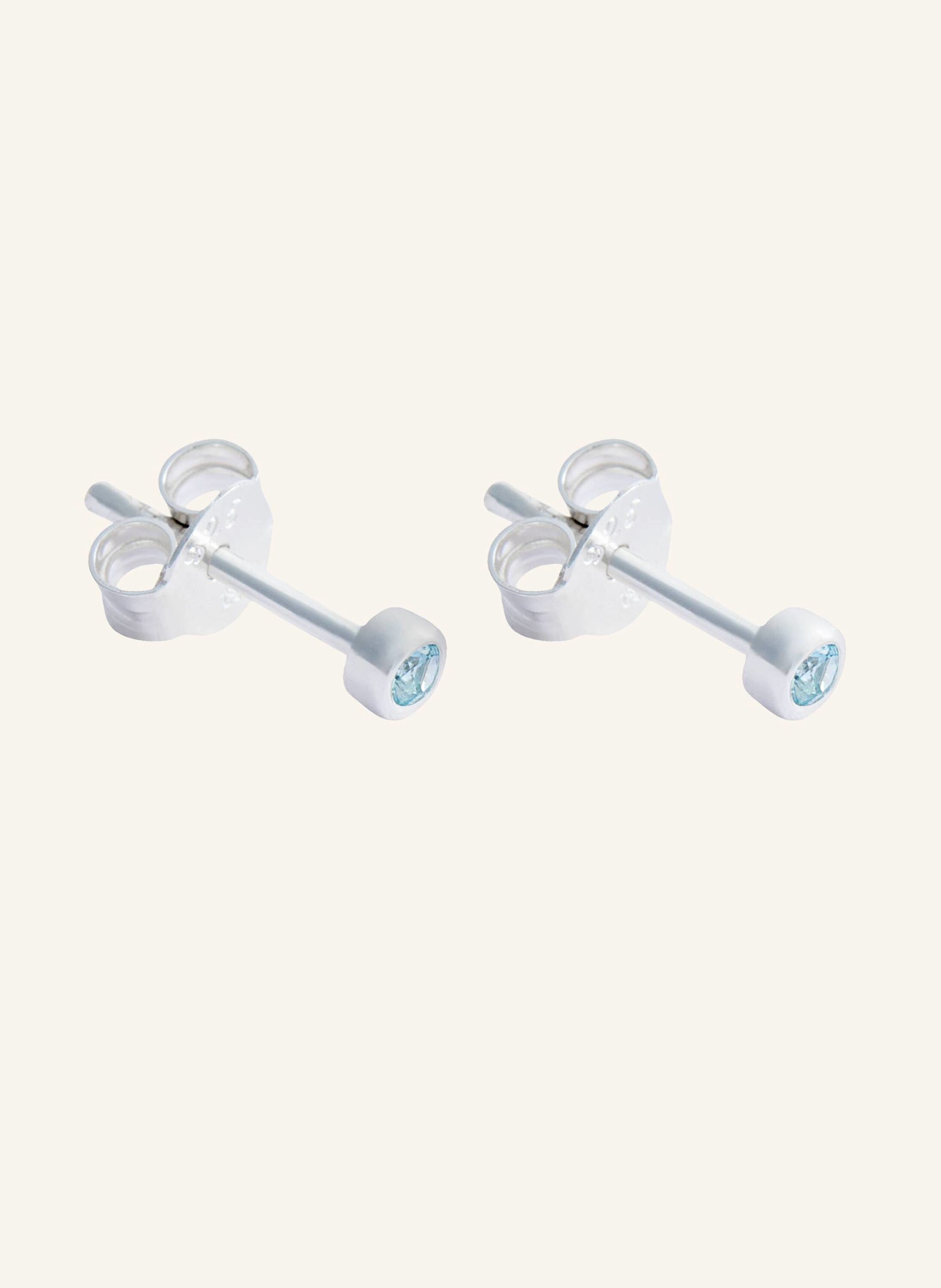 OHH LUILU Ohrstecker CRYSTAL STUDS AQUAMARINE by GLAMBOU