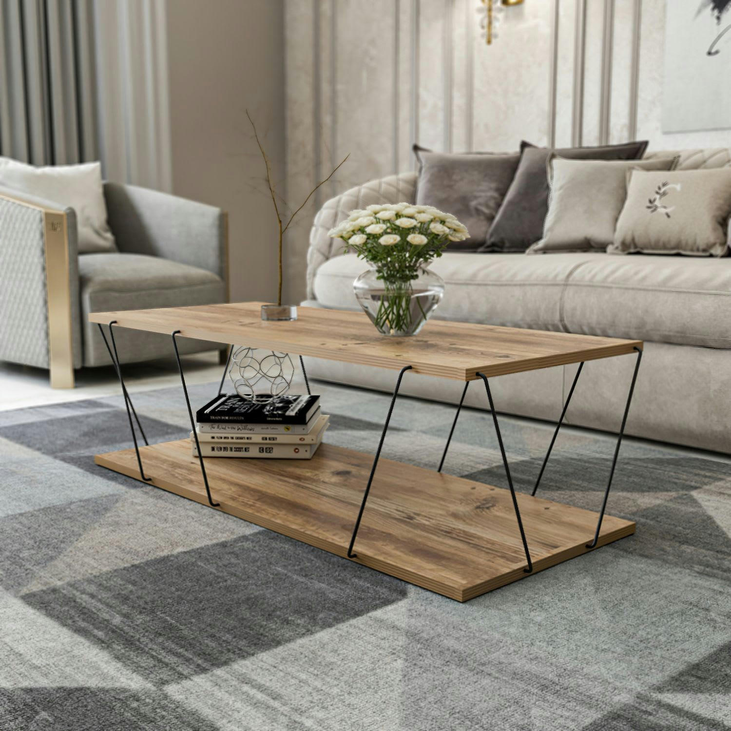 LABRANDA - Table basse marron