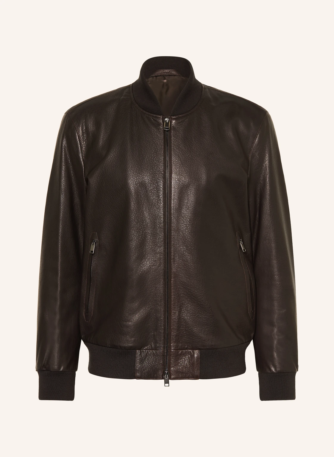 Brioni Lederjacke
