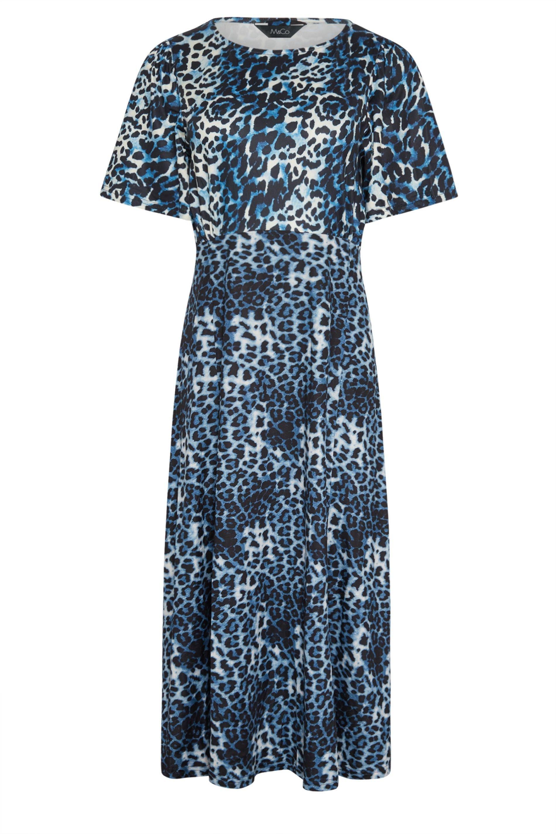 M&Co Animal Print Midi Dress