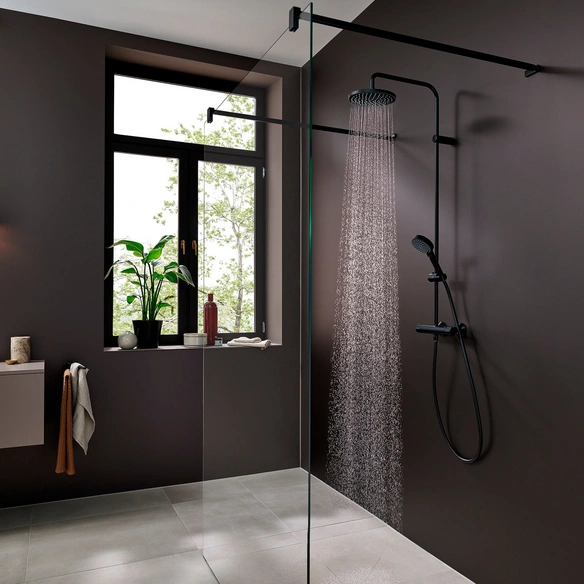 Showerpipe »Vernis Blend«, Form: rund