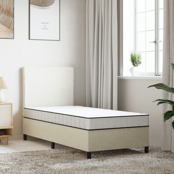 Materac Biały 90 x 190 cm Pianka vidaXL