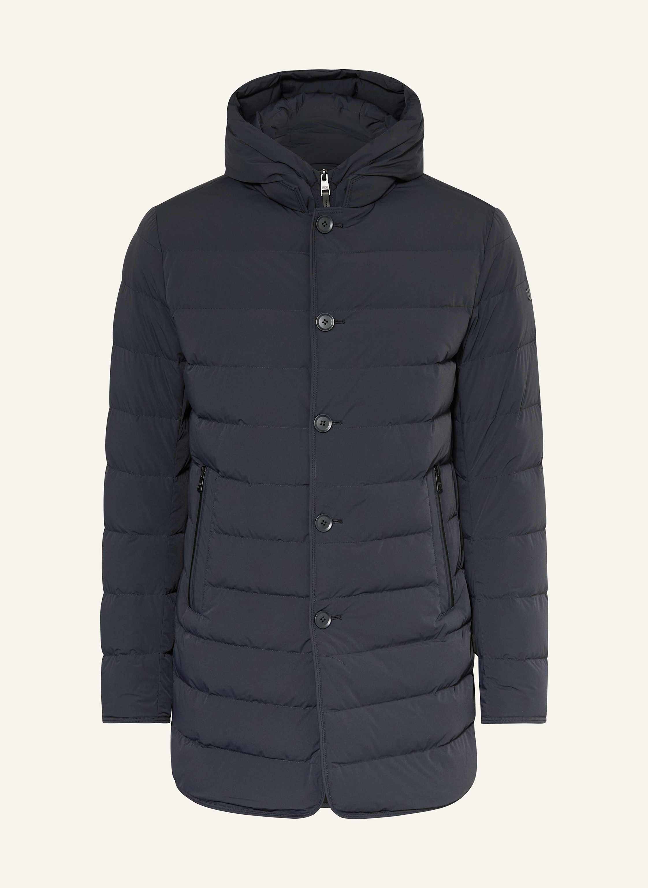 DUNO Daunenparka LOFT HOODY LICOSA 2.0 mit abnehmbarer Kapuze