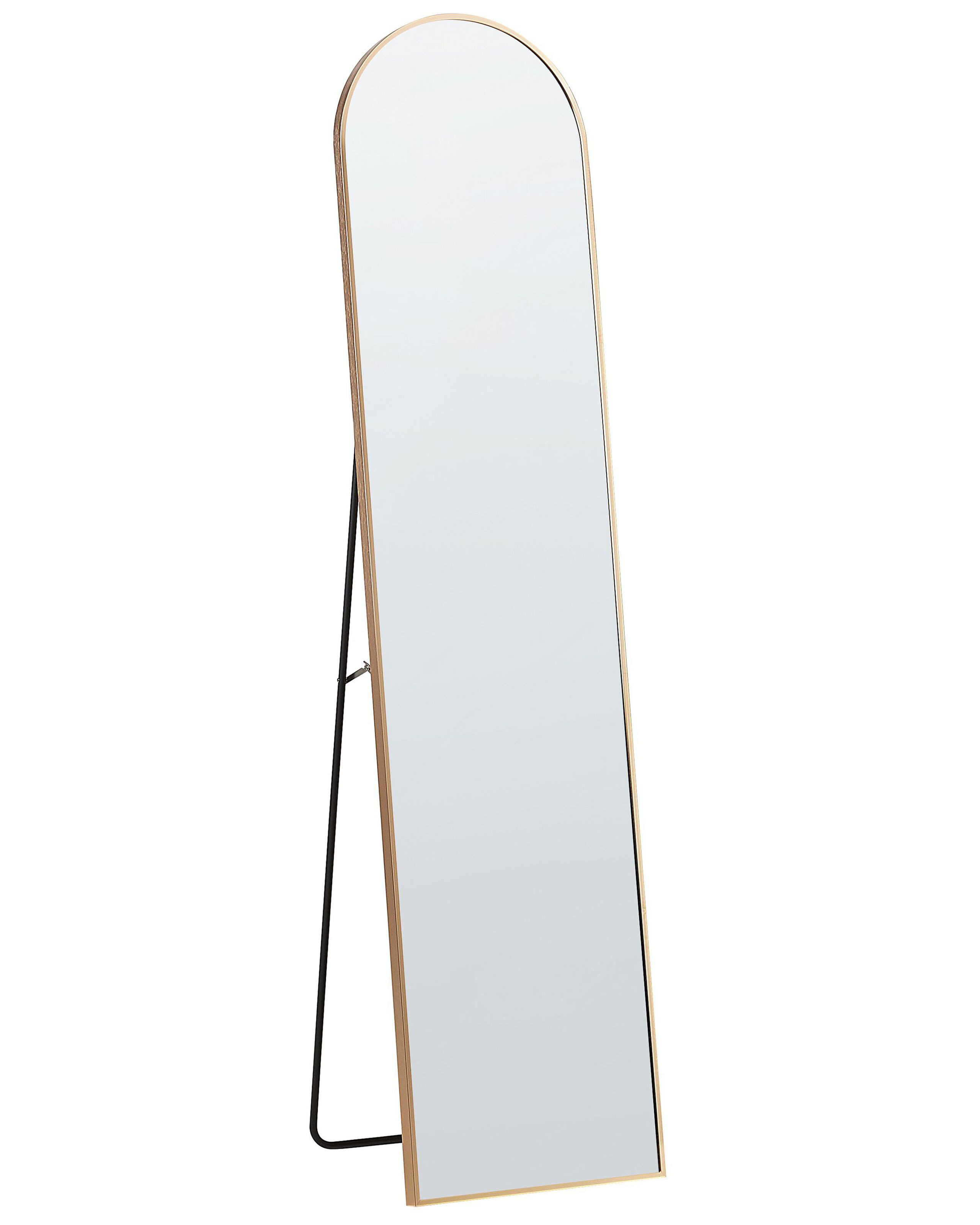 Lustro stojące z ramą złotą 36 x 150 cm