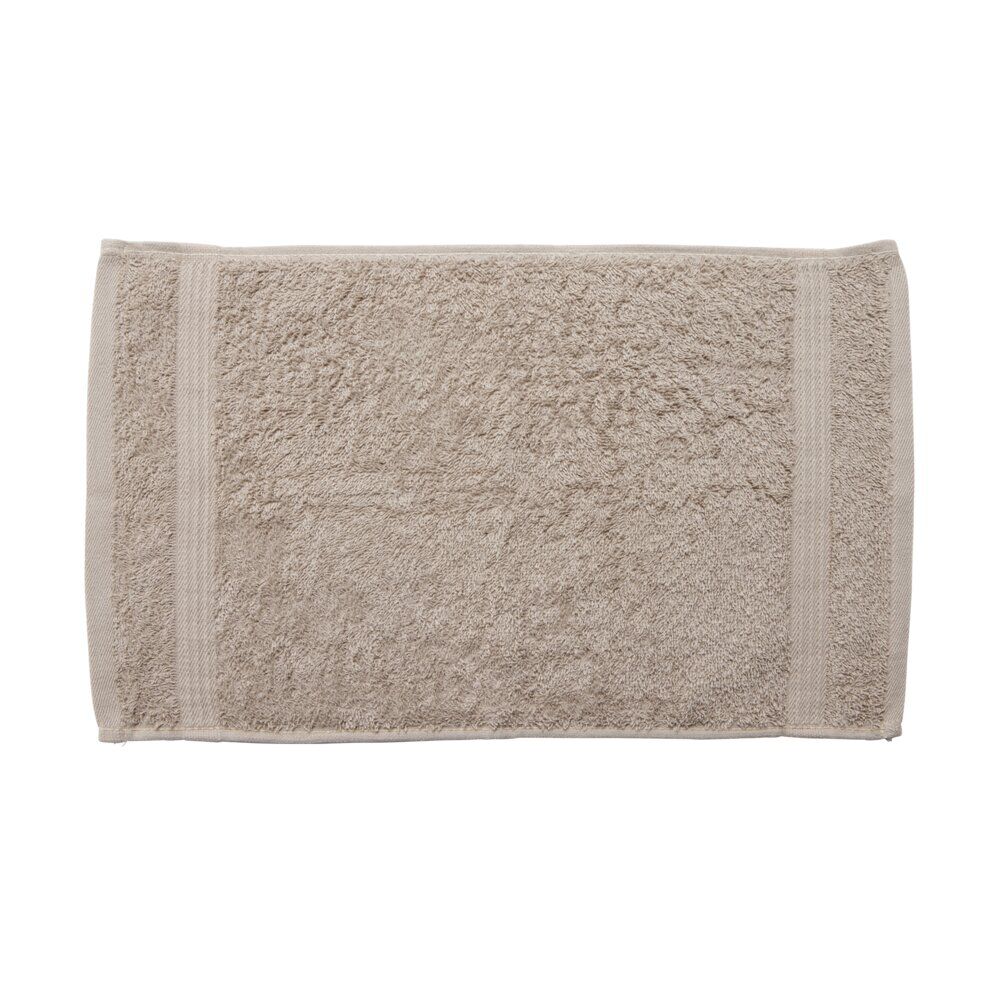 Serviette invité coton beige 30x50cm