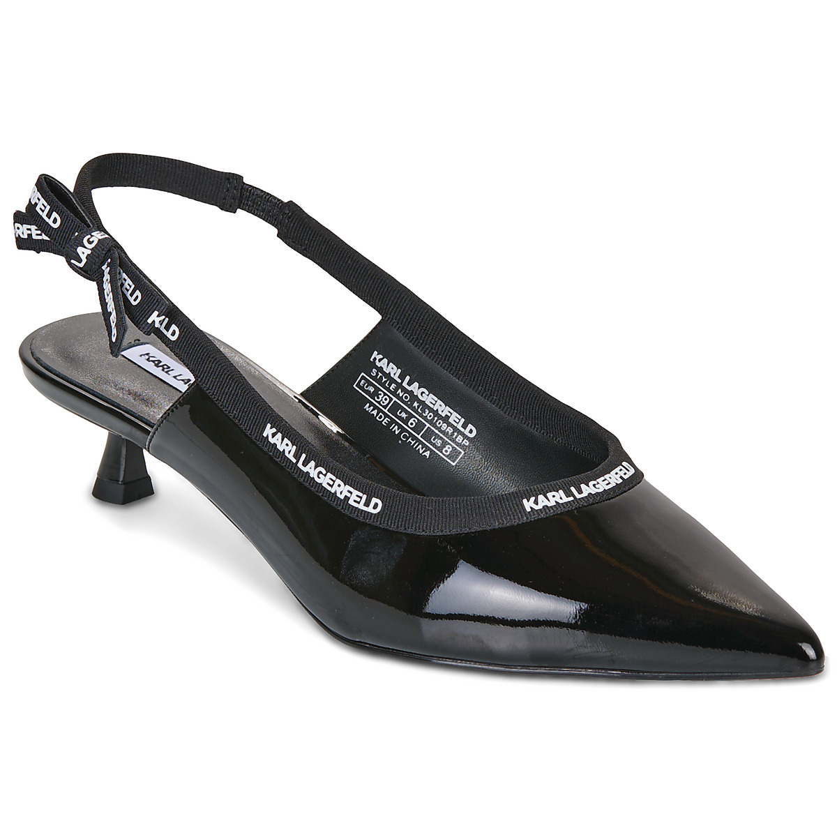 Karl Lagerfeld - PASHA Ribbon Sling - Black