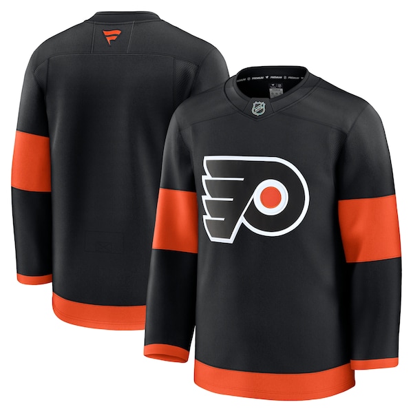 Philadelphia Flyers  Alternate Premium Jersey - Black/Burnt Orange/White
