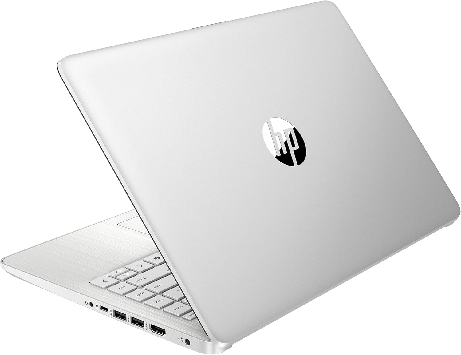 HP Stream 14 HD Laptop, Intel Processor N150, 4GB RAM, 128GB UFS, Intel Graphics, Webcam, Wi-Fi 6, Copilot, Fast Charge, Windows 11, Silver (Renewed)