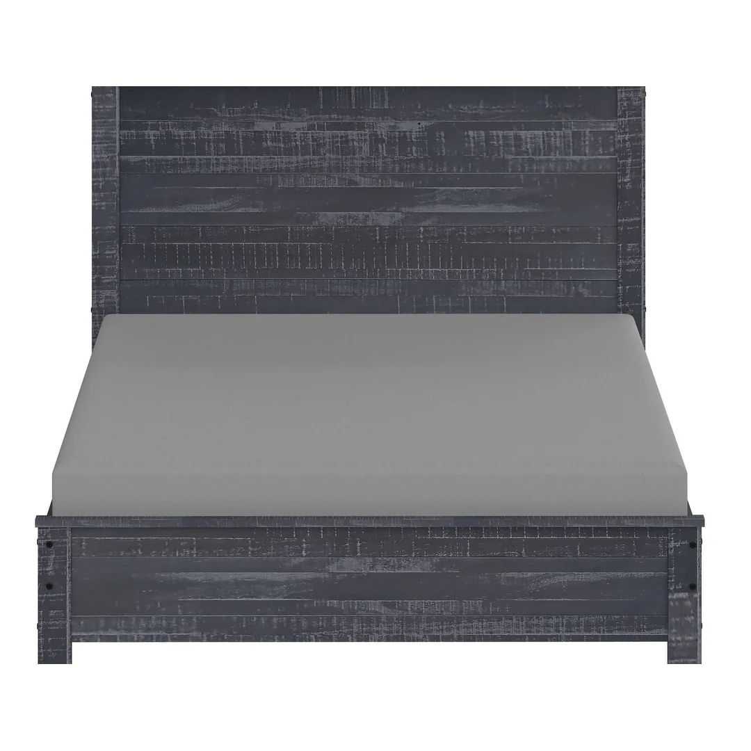 Yes4wood Albany Queen Bed Frame with Headboard, Solid Wood