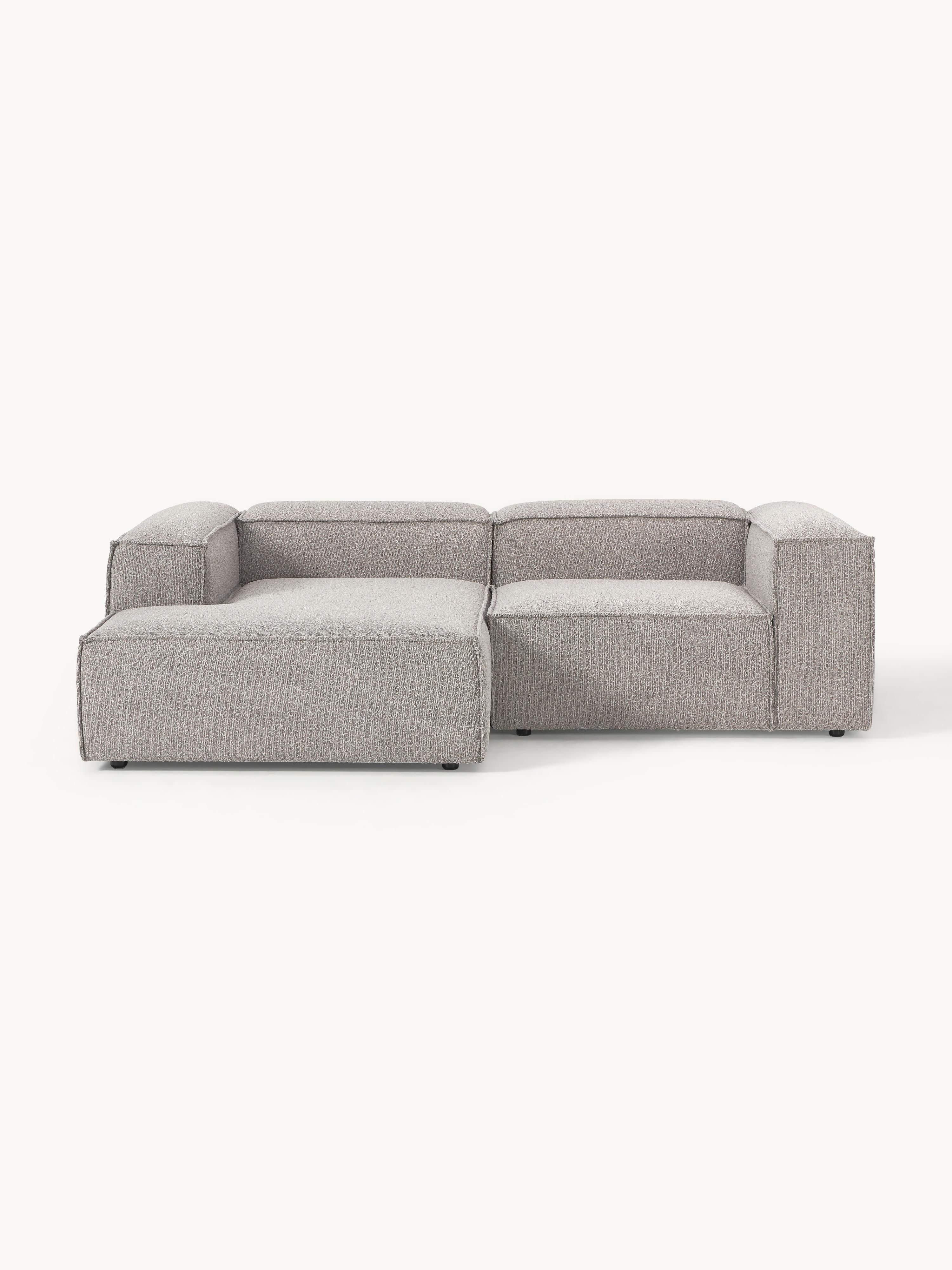 Modulares Bouclé-Ecksofa Lennon (2-Sitzer)