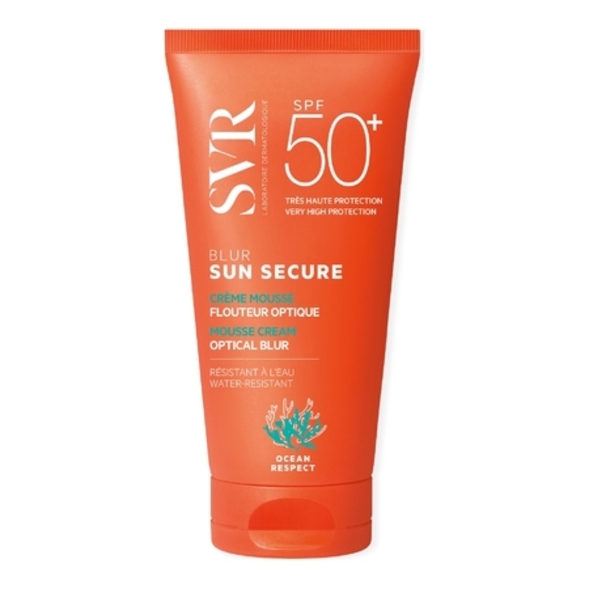 SUN SECURE BLUR SPF50 Crème mousse haute protection & flouteur optique