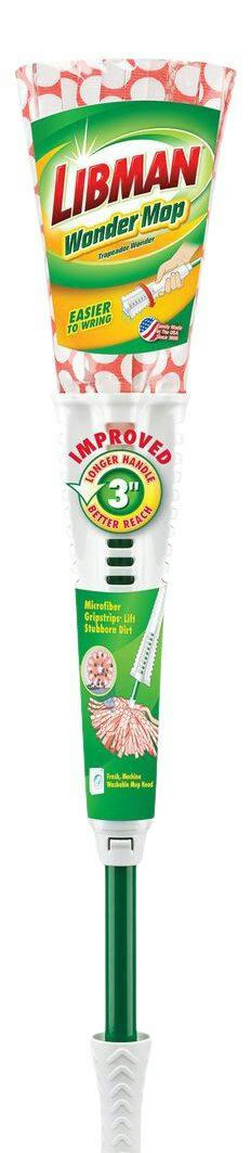 Libman Wonder Hard-Surface Reusable Wringer Mop