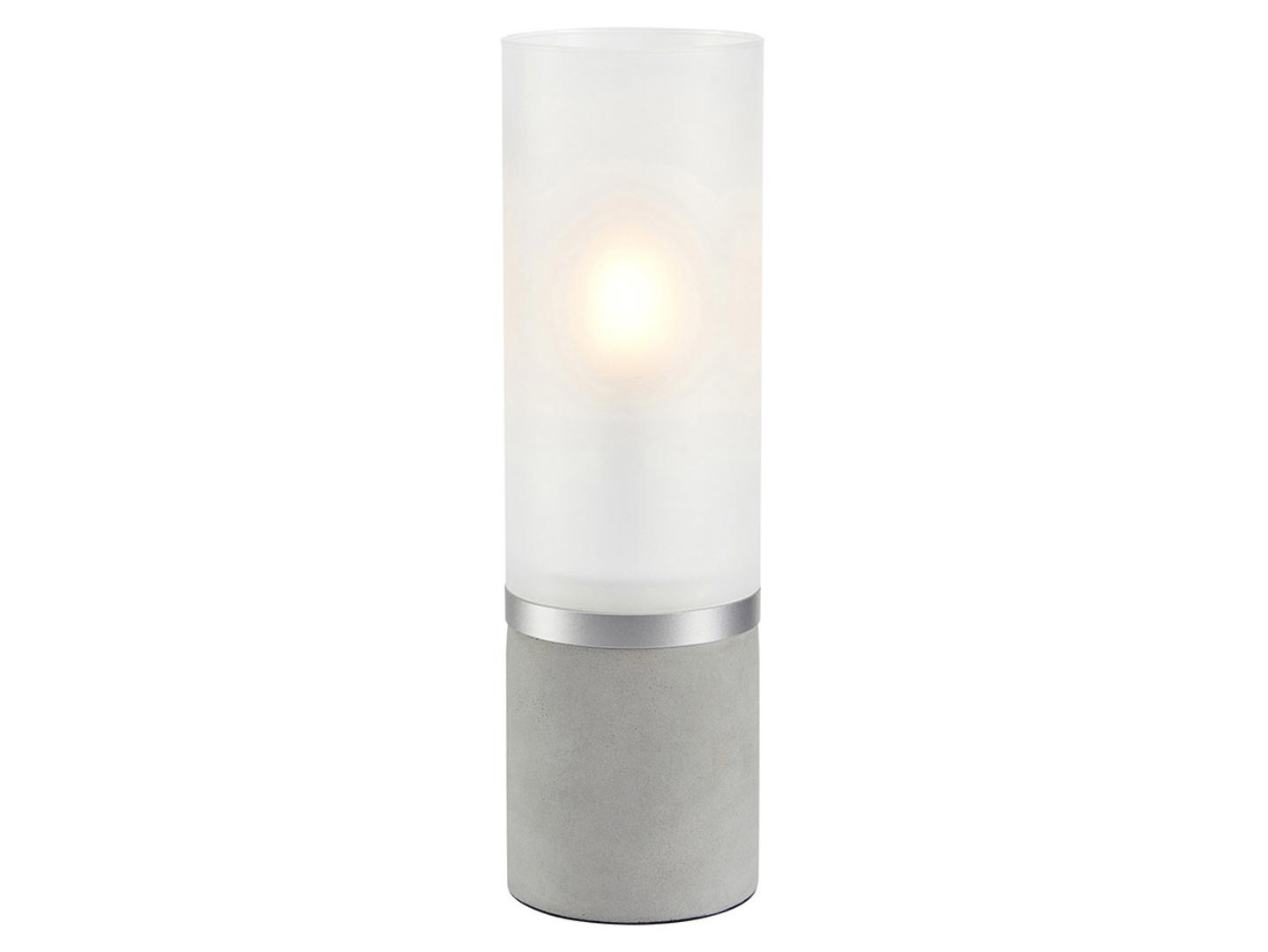 Lampa stołowa Molo 30 cm betonowa szara