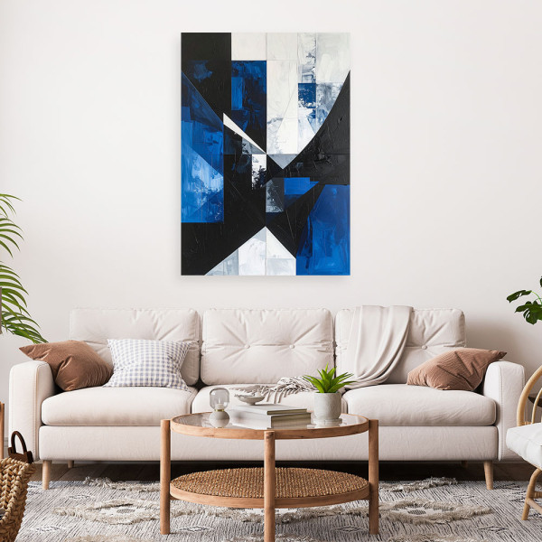 Obraz do salonu sypialni biura, Abstrakcja kształty geometryczne 20x30
