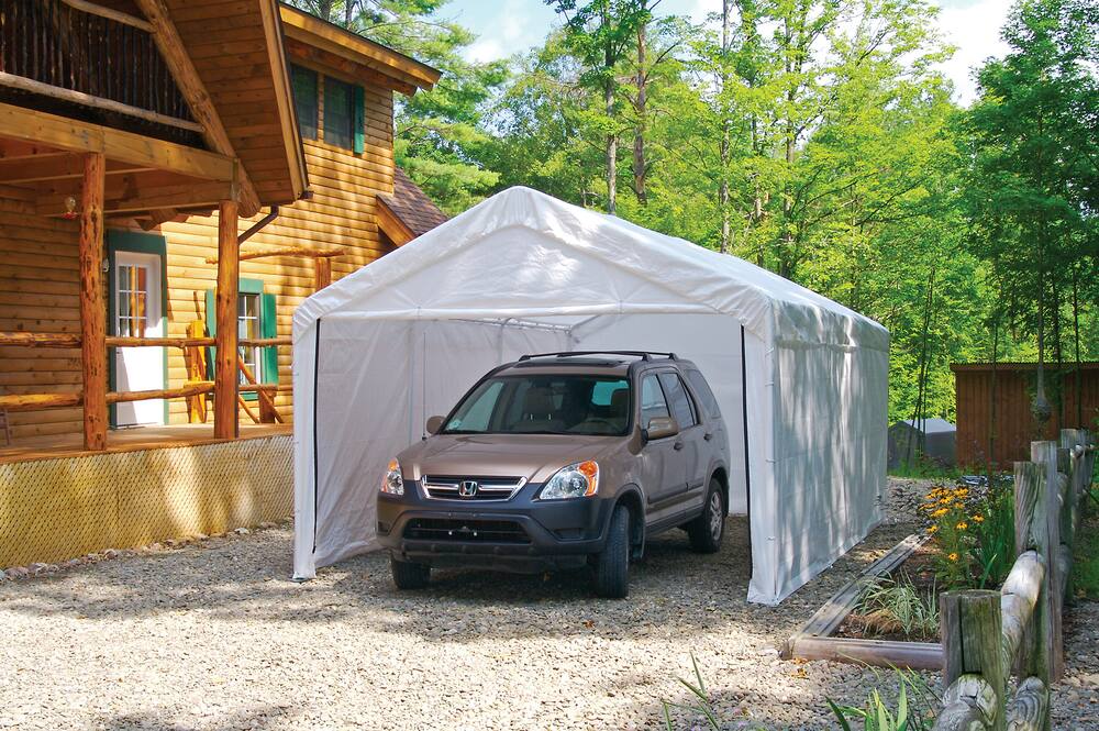 ShelterLogic Max AP™ White Canopy Enclosure Kit for 2-in Frame, 10-ft x 20-ft