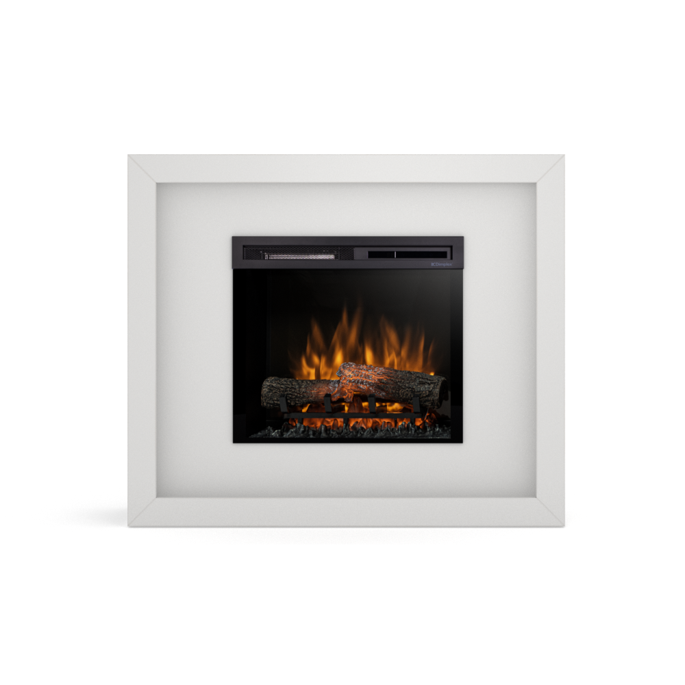 Kominek elektryczny 1400W Litos 23" XHD Biały Mat Warmtec