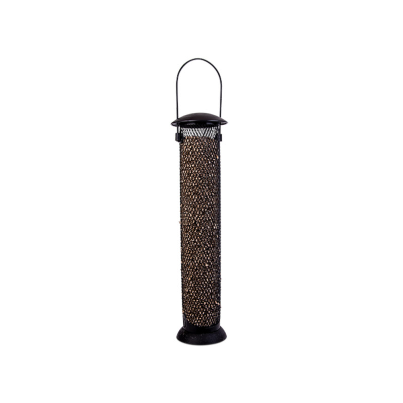Colonne à coeurs de tournesol en plastique noire Ø 9 x 37 cm EMMA'S GARDEN