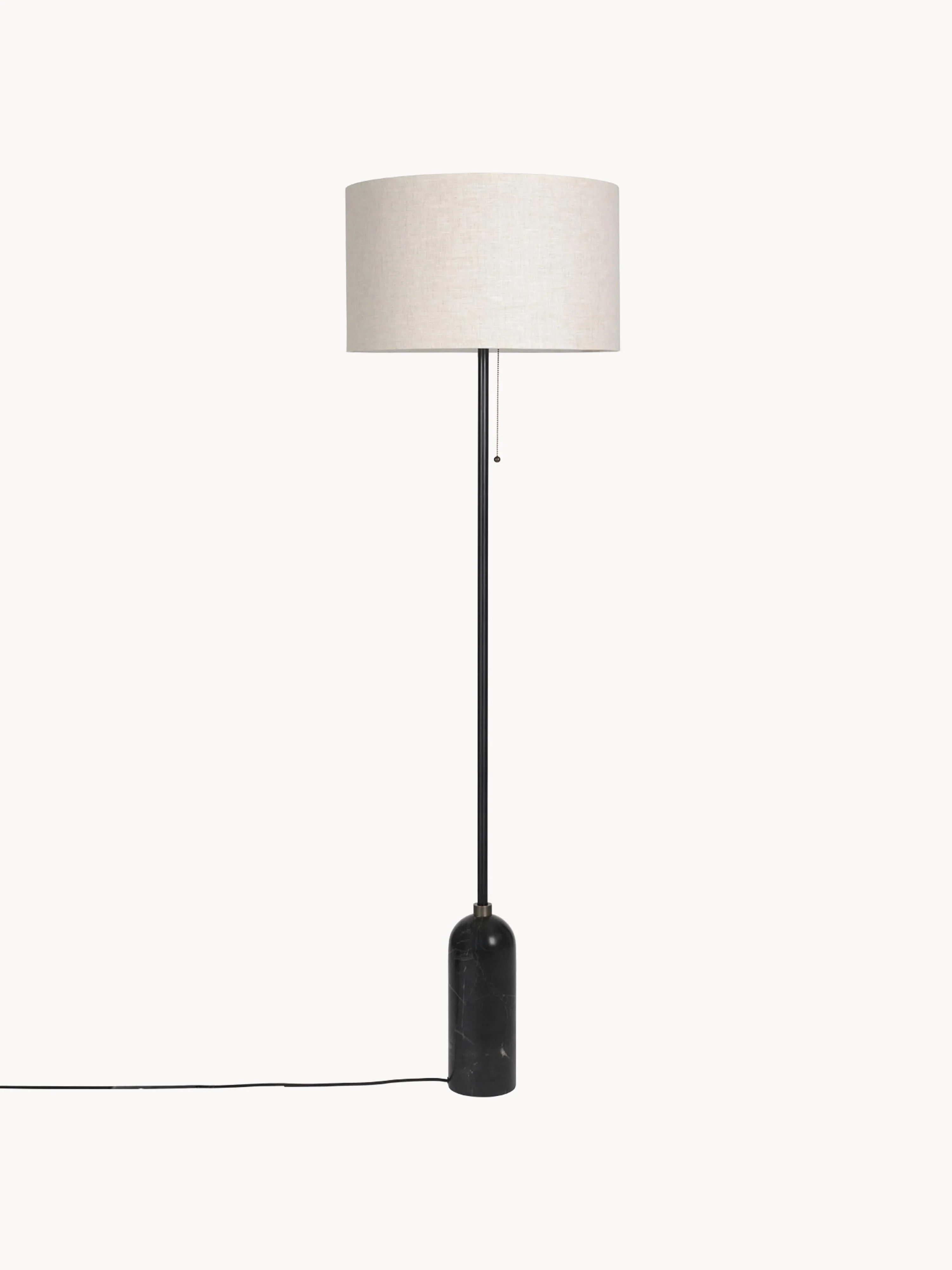 Dimmbare Stehlampe Gravity mit Marmorfuß