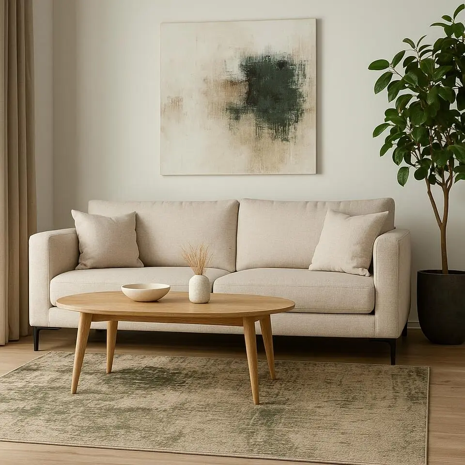 Dutch Lifestyle vloerkleed Lux 2 beige/groen - 160x230cm