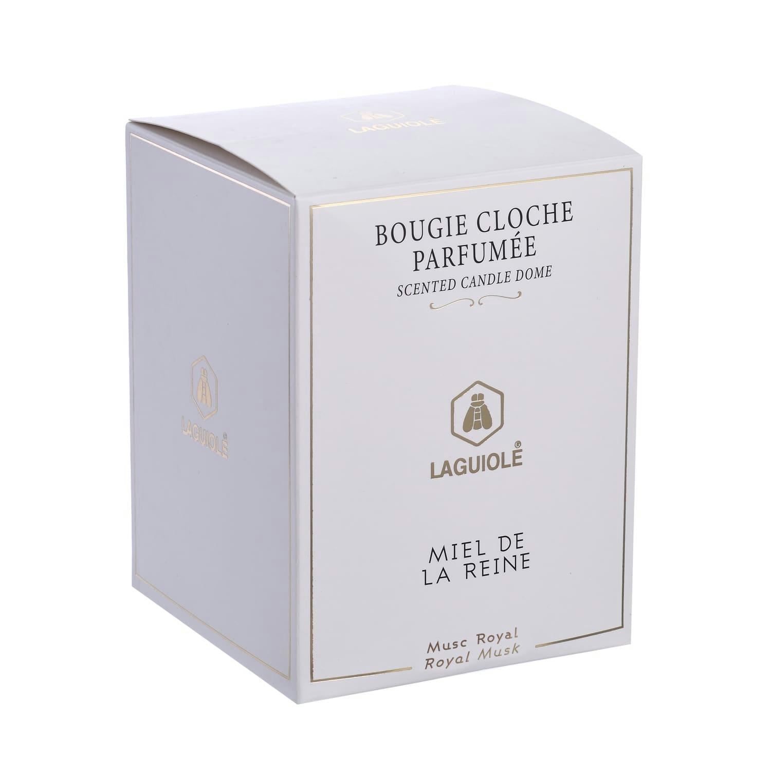 - Bougie parfumée au miel et musc blanc - décoration - 200g
