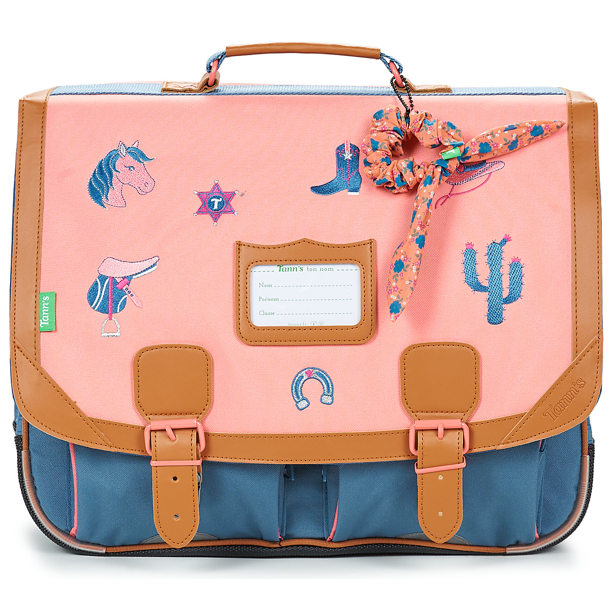 Tann's - JANE CARTABLE 41 CM - Pink / Blue