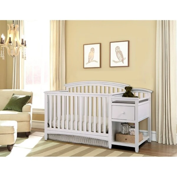 Montville White Combo Crib