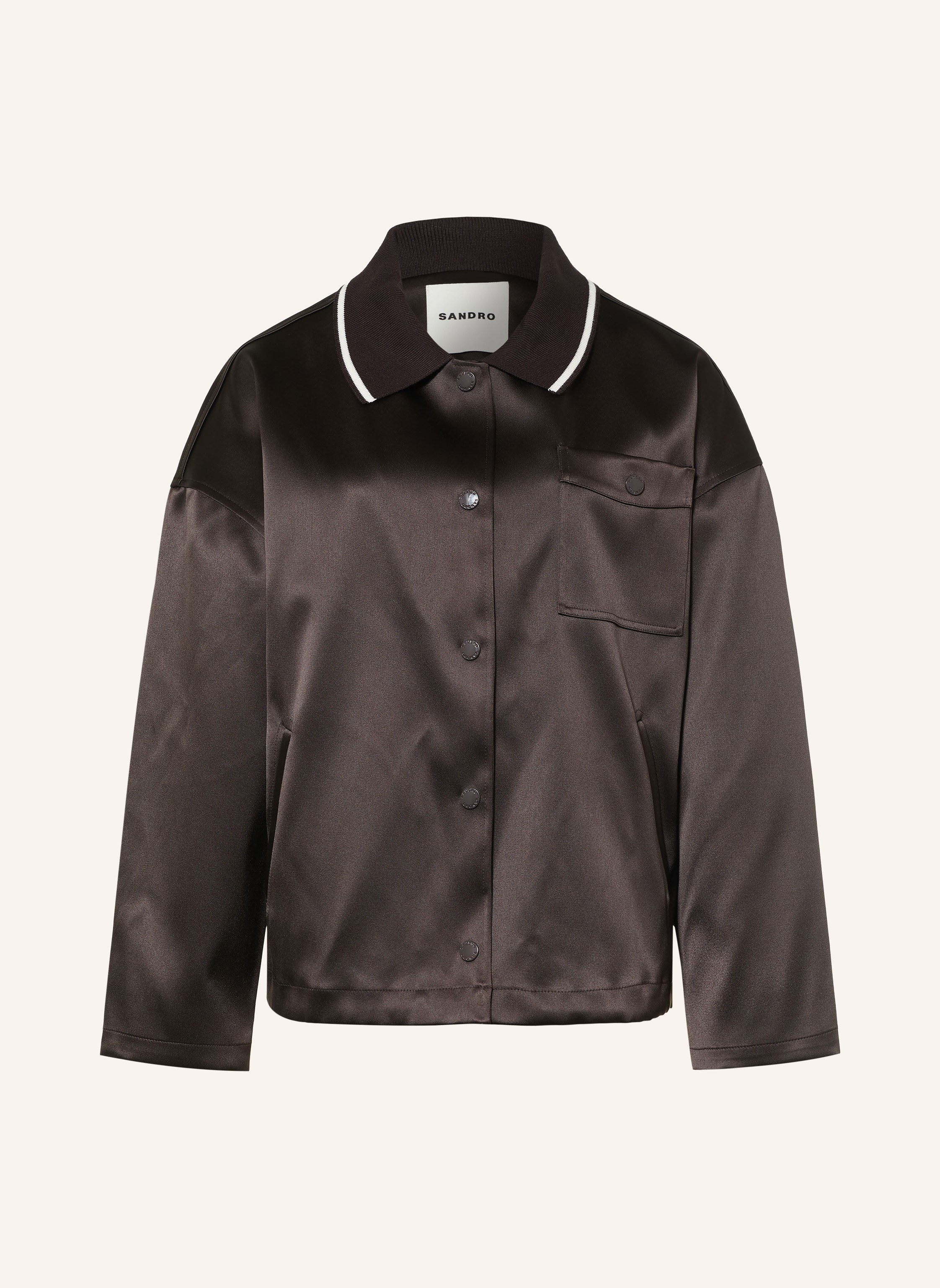 SANDRO Satinblouson
