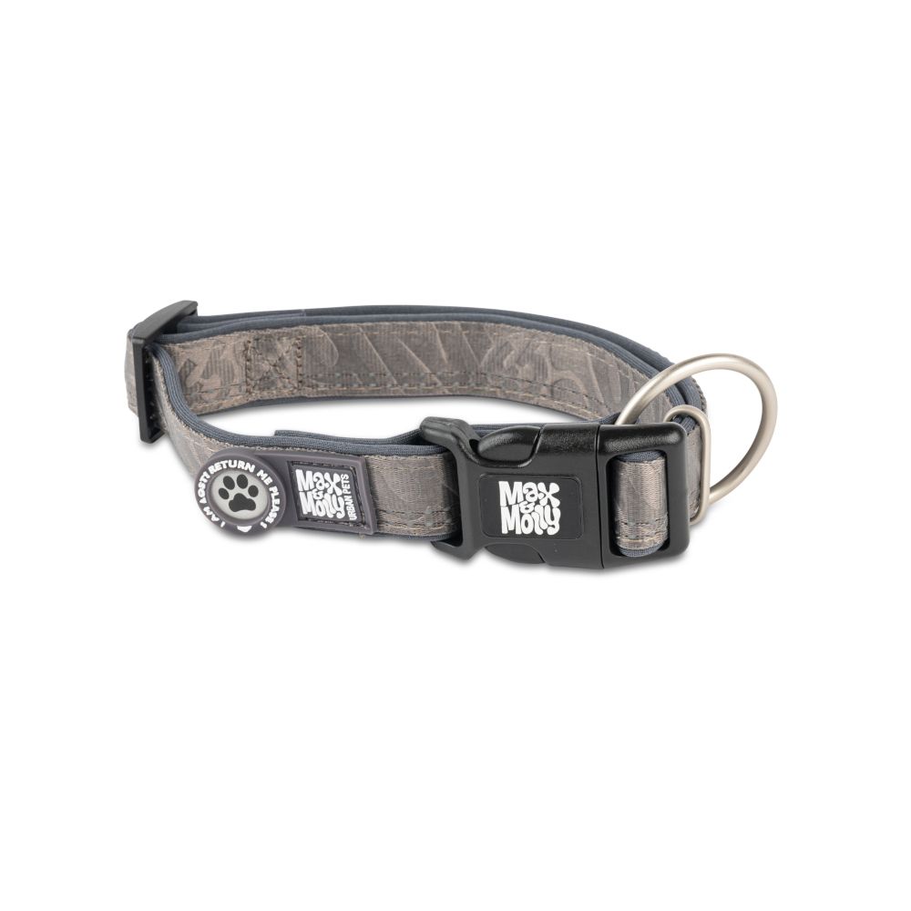 Max & Molly Smart ID Collar Matrix 2.0 - Stone