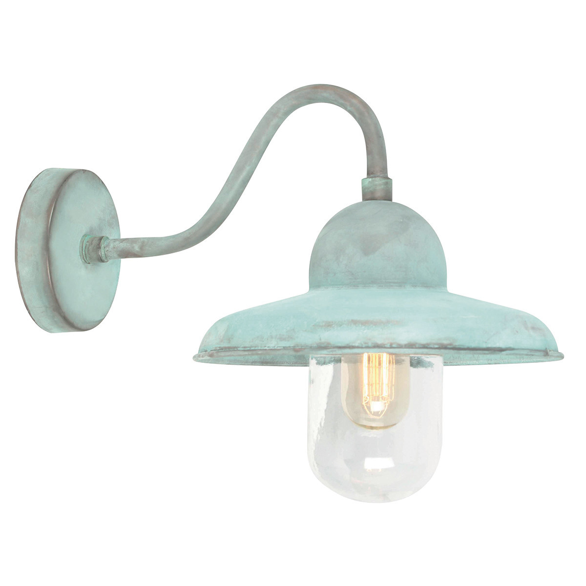 Kinkiet zewnętrznygrynszpan Somerton 1xE27x60W IP44 Elstead