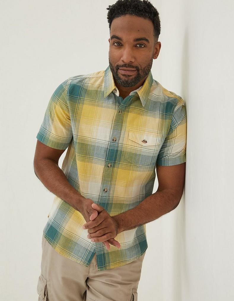Ombre Check Shirt