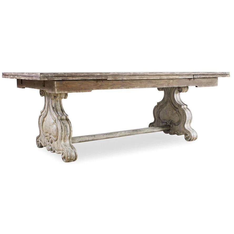 Hooker Furniture Chatelet 83-127 Long Refectory Luxury Trestle Dining