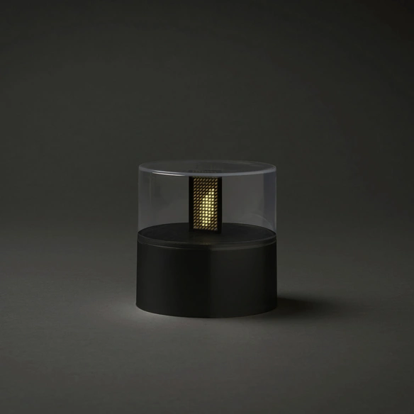 LED Flamme, Kunststoff, BxHxL: 10 x 10 x 10 cm, inkl. Leuchtmittel