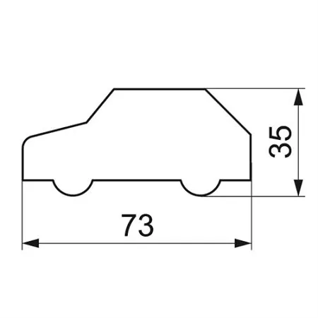Wykrawacz 7,3 cm Smolik - Samochód osobowy 4SS.320/V