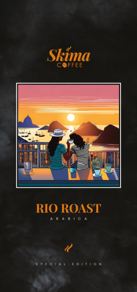 Kawa ziarnista 1kg Rio Roast 100% Arabica Świeża do ekspresu
