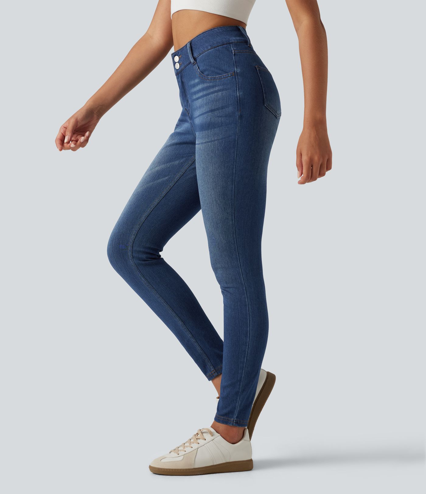 Jean skinny Halara Flex™ taille haute avec poches