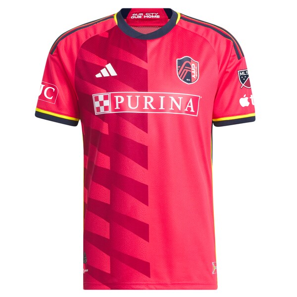 Tim Parker St. Louis City SC adidas 2024 The Spirit Kit Authentic Jersey - Red