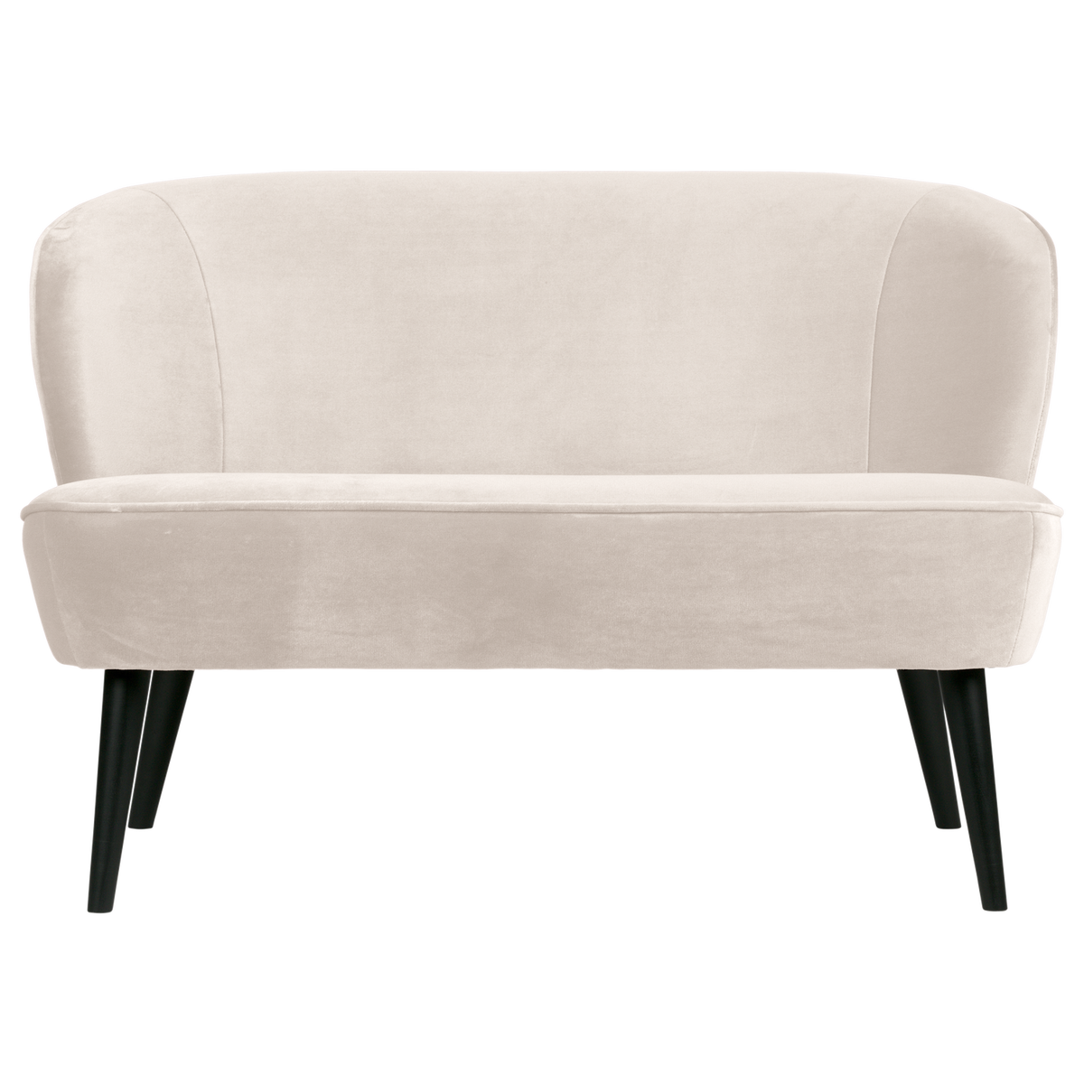 WOOOD bankje Sara - Velvet - Off White - 73x110x72