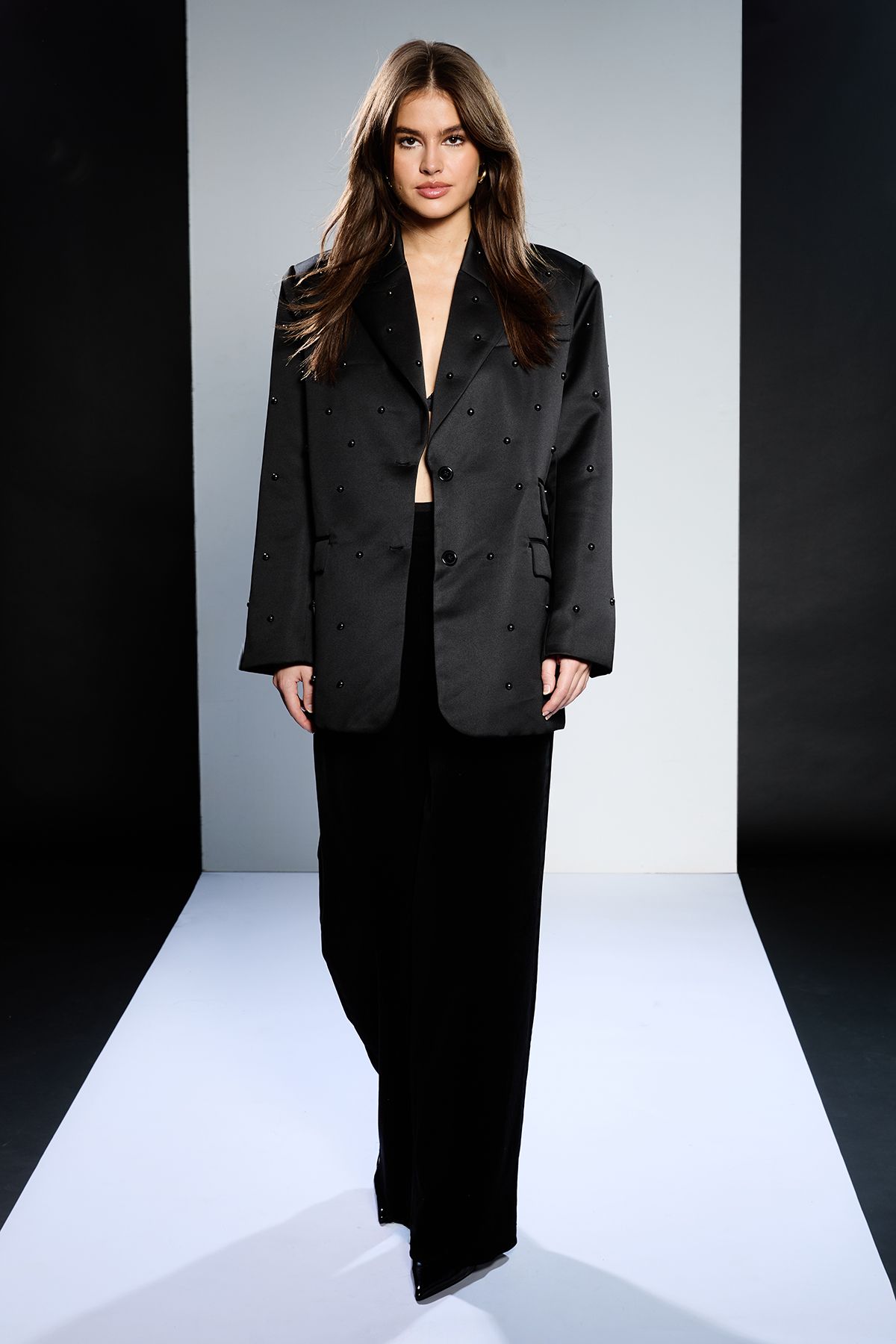 RUNWAY 1.8.1.8 Runway 1.8.1.8 Stud Detail Single Breasted Blazer