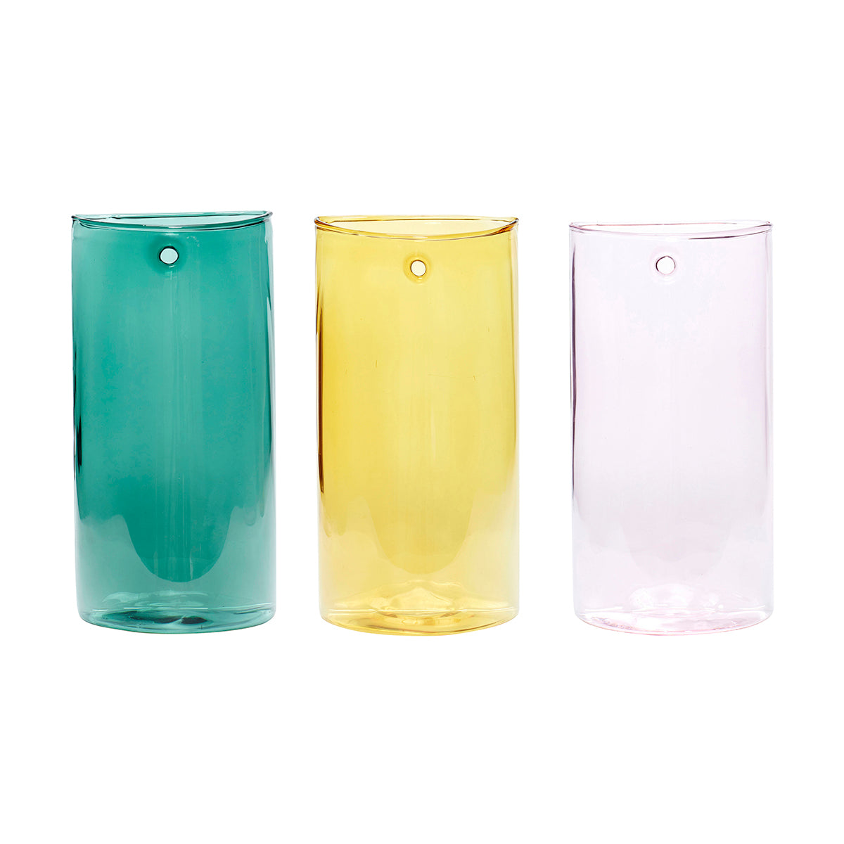 Hübsch vazen Popsicle - glas - 10x5x19h