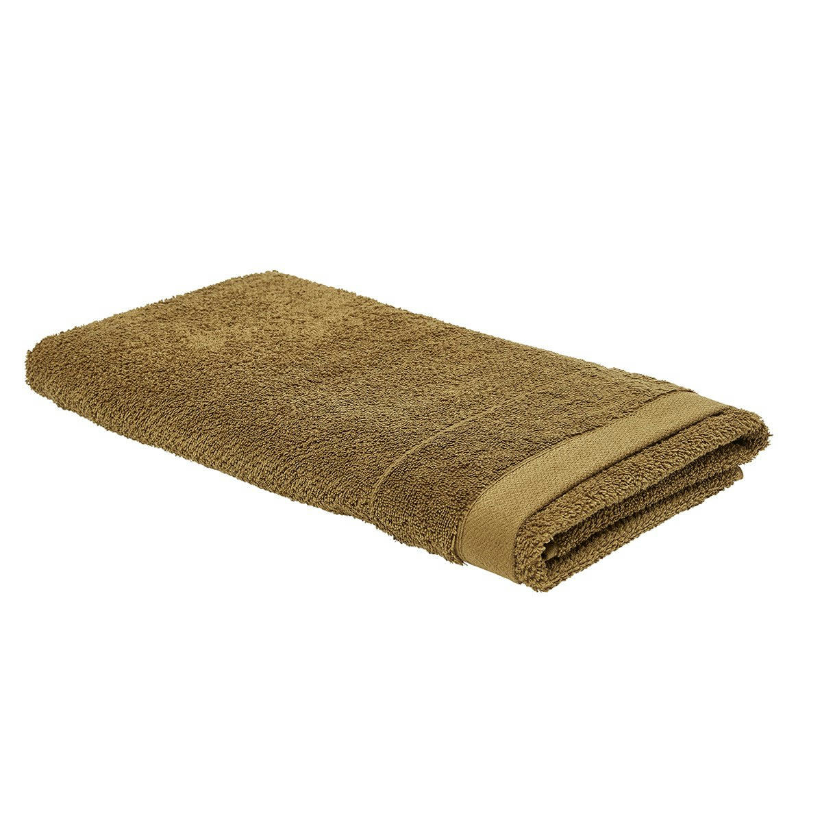 BIO ORGANIC - Drap de bain uni en Coton Bronze 70x130 cm