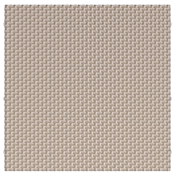 Zaunelement »WEAVE Classic«, Textil, HxL: 178 x 178 cm cm