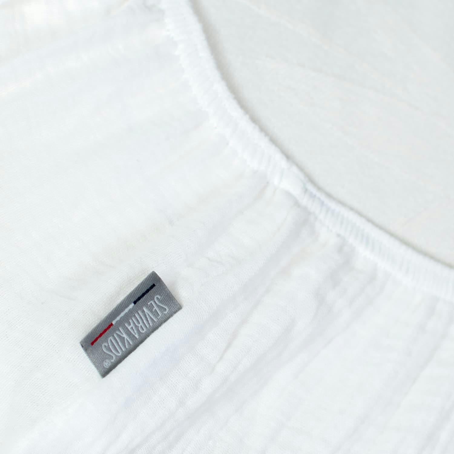 - Drap housse en gaze de coton 70x140